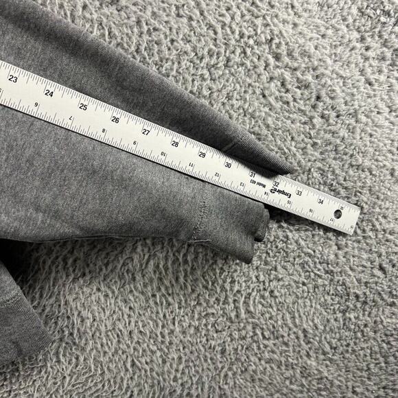 Vintage Western Michigan Sweatshirt Men's Extra Large Gray Spellout Mock 1/4 zip - Picture 10 of 15